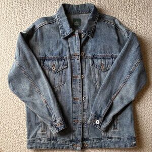 Wild Fable Medium Wash Oversize Denim Jacket